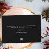 Minimalistische Gold Joy Business Logo Prettige fe Feestdagenkaart