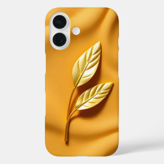 Minimalistische Gold Leaf Hoesje-Mate iPhone Case