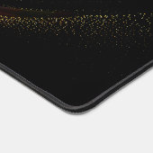 Minimalistische Golden Dust Glitter Abstract Strom Bureaumat (Hoek)