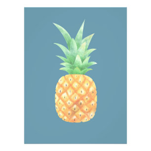 Minimalistische Golden Pineappel Foto Afdruk