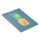 Minimalistische Golden Pineappel Notitieboek (Rechterzijde)