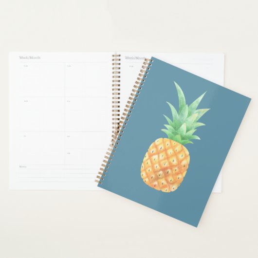 Minimalistische Golden Pineappel Planner (Display)