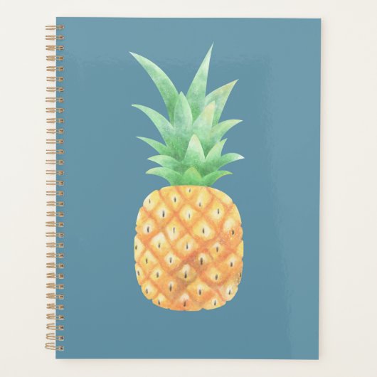 Minimalistische Golden Pineappel Planner (Voorkant)