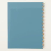 Minimalistische Golden Pineappel Planner (Achterkant)