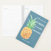 Minimalistische Golden Pineappel Planner (Display)