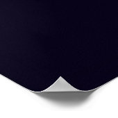 Minimalistische Golfer Green Glow Silhouette Poster (Hoek)