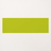 Minimalistische golflavendel groen geel met naam yogamat (Achterkant (horizontaal))
