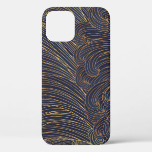Minimalistische golven, berglijnkunst. Case-Mate iPhone case