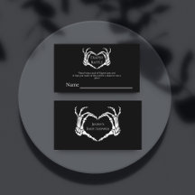 Minimalistische Gothic Skelet Baby shower Luier Ra