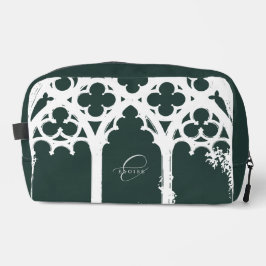 Minimalistische gotische raamkalligrafie ftalo gro toilettasje