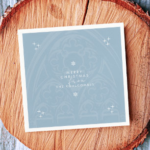 Minimalistische Gotische Winter Sprookje Kerstmis  Servet