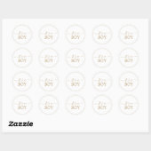 Minimalistische Goud Het Is Een Jongen Sticker (Vel)