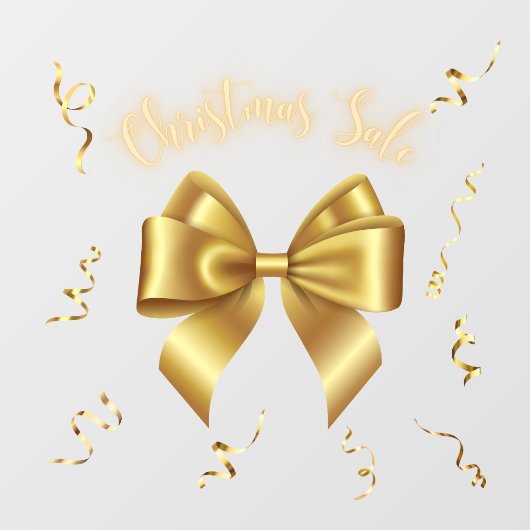 Minimalistische gouden boog raamsticker (Vel)