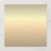 Minimalistische Gouden Bruiloft Menu (Achterkant)