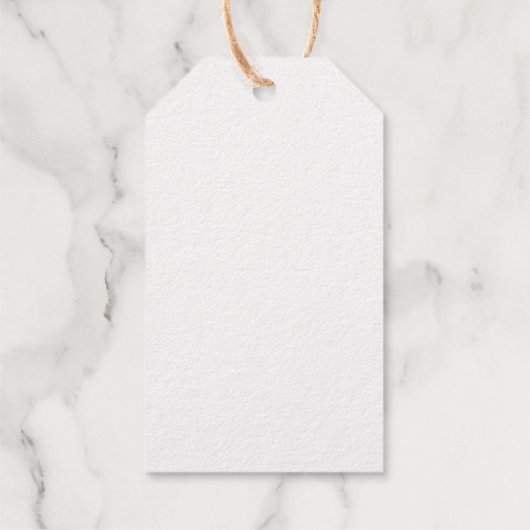 Minimalistische gouden hart aangepaste Valentijnsd Cadeaulabels (Achterkant)