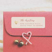 Minimalistische gouden hartcrème kalligrafie