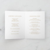 Minimalistische Gouden Moderne Bruiloft (Binnen)