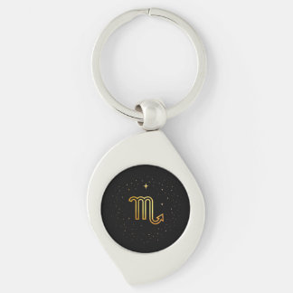 Minimalistische Gouden Schorpioen Zodiac Sleutelha Sleutelhanger