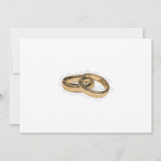 Minimalistische gouden typografie bedankkaart (Achterkant)