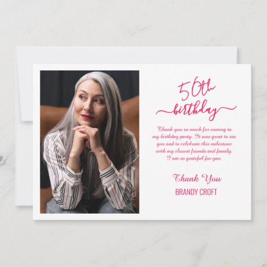 Minimalistische gouden verjaardagskaart kaart (Voorkant)