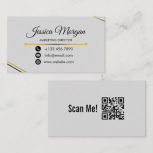 Minimalistische Gouden Zakelijke Kaart Elegant Mod Visitekaartje