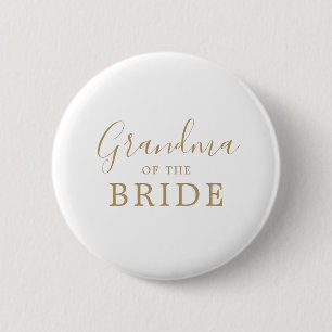 Minimalistische Goudgrootmakerij van het Vrijgezel Ronde Button 5,7 Cm