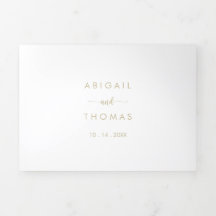 Minimalistische goudkalligrafie