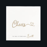 Minimalistische goudkoorts voor de Toekomstige Mrs Servet<br><div class="desc">Eenvoudige schatjes voor de Toekomst Mrs. Gepersonaliseerde luiers met een stijlvol modern design. U kunt de sjabloon met de toekomstige bruidachternaam gemakkelijk aanpassen. Voel vrij om verdere veranderingen in dit ontwerp aan te brengen door te selecteren "geef met ontwerphulpmiddel uit".</div>