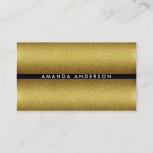 Minimalistische goudtextuur visitekaartje