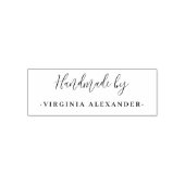 Minimalistische grafische handgemaakte aangepaste zelfinktende stempel (Design)