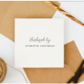 Minimalistische grafische handgemaakte aangepaste   zelfinktende stempel