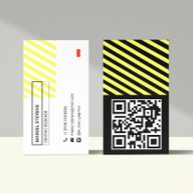 Minimalistische grafische QR-code schoon en modern