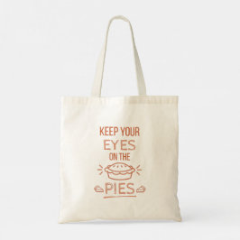 Minimalistische grappige herfst- en thanksgivingci tote bag