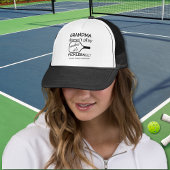 Minimalistische Grappige Schattigee Oma Pickleball Trucker Pet