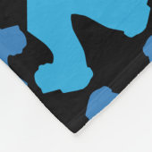 Minimalistische Great Dane-patroon Fleece Deken (Hoek)