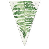 Minimalistische Green Fern bruiloft decor Vlaggetjes (Derde vlag)