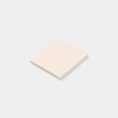 Minimalistische Grid Post-it® notes in Champagne T (Schuin)