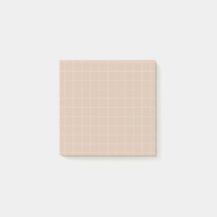 Minimalistische Grid Post-it® notes in zandstenen 