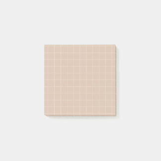 Minimalistische Grid Post-it® notes in zandstenen 