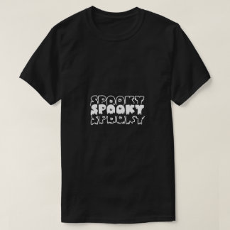 Minimalistische Griezelige – Halloween-typografie  T-shirt