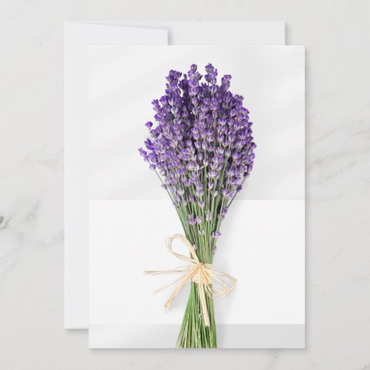 Minimalistische grijs Paarse Moederdag Uitnodigen Kaart (Achterkant)