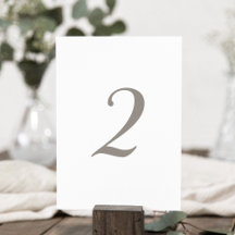 Minimalistische Grijze Kleurentabel Nummer 2