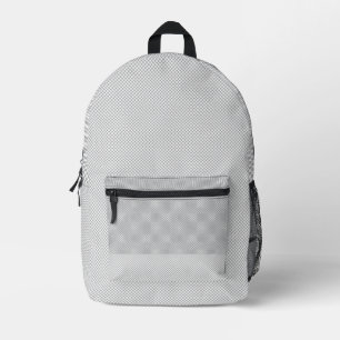 Minimalistische grijze stippenpatroon rugzak