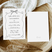 Minimalistische grillige eigenzinnige hand geteken kaart