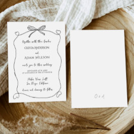 Minimalistische grillige eigenzinnige hand geteken kaart