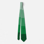 MINIMALISTISCHE GROEN GESTREEPTE MONOGRAM INITIALE STROPDAS (Achterkant)