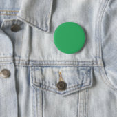 Minimalistische groene aangepaste geschenkknop ronde button 5,7 cm (In situ)