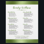 Minimalistische groene achtergrond flyer<br><div class="desc">Elegant, minimaal, hedendaags ontwerp, dat een groene moderne abstracte achtergrond schept.</div>