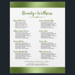 Minimalistische groene achtergrond flyer<br><div class="desc">Elegant, minimaal, hedendaags ontwerp, dat een groene moderne abstracte achtergrond schept.</div>