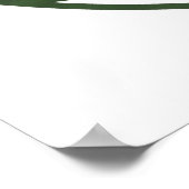 Minimalistische groene bladlijn kunst poster (Hoek)